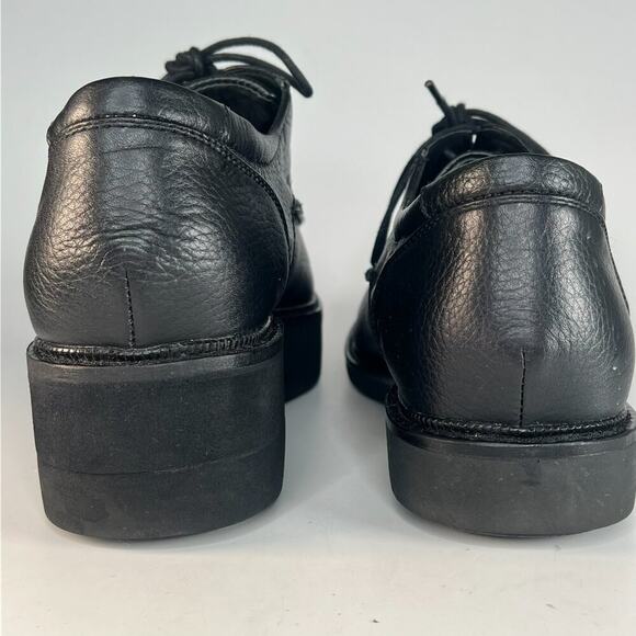 Apex Uneven Legs Lexington Black Leather Oxford Dress Shoes Men 9.5 NWOT main image 6